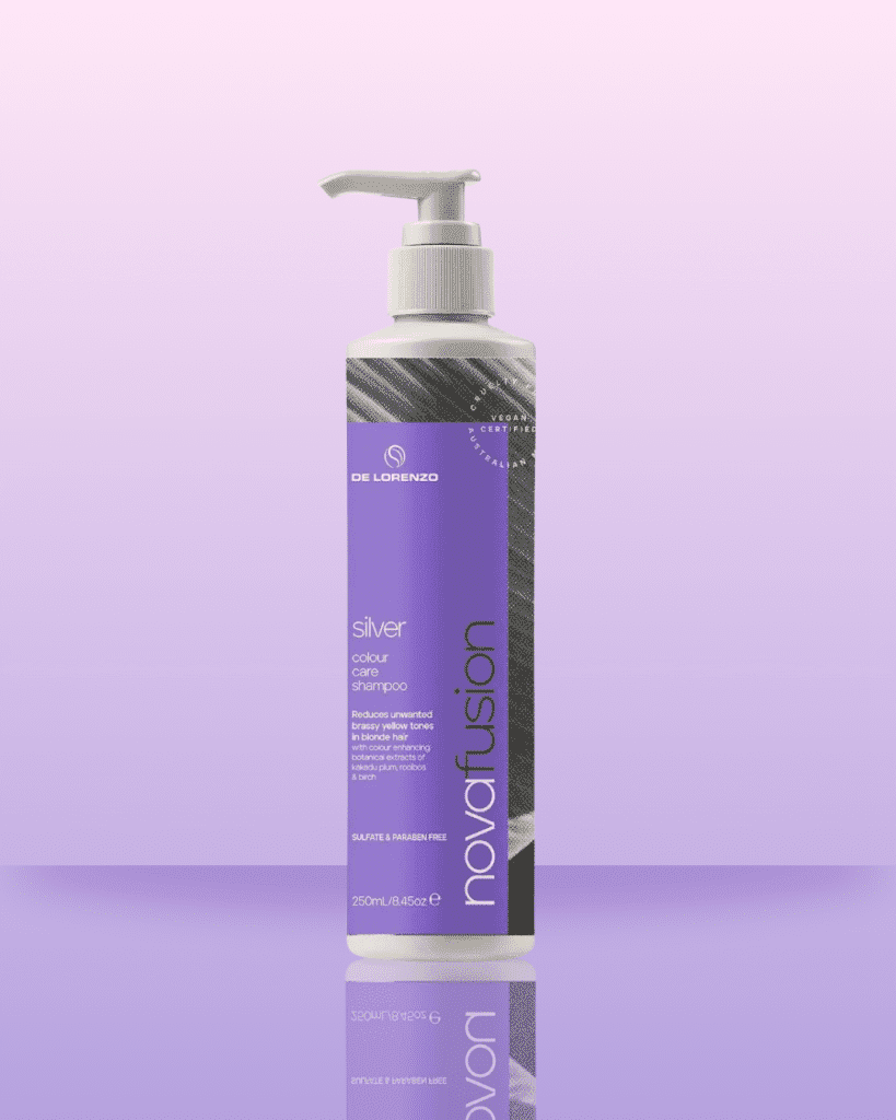 De Lorenzo Nova Fusion Silver vs Illumin8 Blonde Shampoo